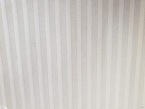 Quality Vinyl unpasted Grey Stripe on a very light suttle Blue Background LATEST EUROPEAN STYLE NEW STOCK. Roll Size 53cm x 10 metres.