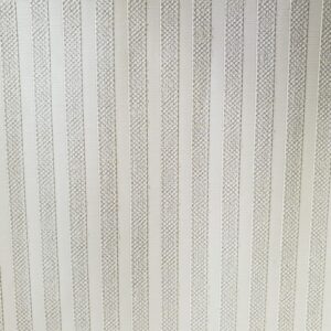 Quality Vinyl unpasted Mid Grey Stripe on Cream Background  (605)